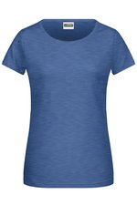James&Nicholson Basic-T-Shirt aus Bio-Baumwolle für Damen, Acid Yellow XS, JN8007 – Bild 3