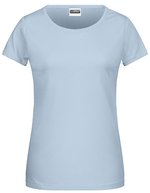 James&Nicholson Basic-T-Shirt aus Bio-Baumwolle für Damen, Acid Yellow XS, JN8007 – Azzurro chiaro