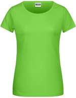 James&Nicholson Basic-T-Shirt aus Bio-Baumwolle für Damen, Acid Yellow XS, JN8007 – Verde lime