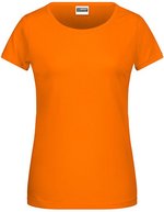 James&Nicholson Basic-T-Shirt aus Bio-Baumwolle für Damen, Acid Yellow XS, JN8007 – Arancione