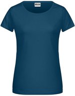 James&Nicholson Basic-T-Shirt aus Bio-Baumwolle für Damen, Acid Yellow XS, JN8007 – Petrolio
