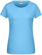 James&Nicholson Basic-T-Shirt aus Bio-Baumwolle für Damen, Acid Yellow XS, JN8007 – Azzurro cielo