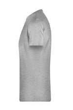 James&Nicholson Basic-T-Shirt aus Bio-Baumwolle für Herren, Natural L, JN8008 – Bild 5