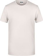 James&Nicholson Basic-T-Shirt aus Bio-Baumwolle für Herren, Natural L, JN8008 – Natural