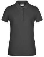 James&Nicholson Basic Polo aus Bio-Baumwolle für Damen, Black S, JN8009 – Bild 2