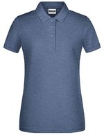 James&Nicholson Basic Polo aus Bio-Baumwolle für Damen, Black S, JN8009 – Clair Jean Melange