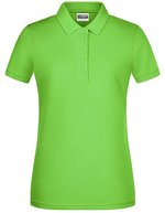 James&Nicholson Basic Polo aus Bio-Baumwolle für Damen, Black S, JN8009 – Vert citron
