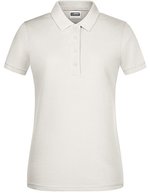 James&Nicholson Basic Polo aus Bio-Baumwolle für Damen, Black S, JN8009 – Naturel