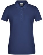 James&Nicholson Basic Polo aus Bio-Baumwolle für Damen, Black S, JN8009 – Marine