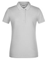 James&Nicholson Basic Polo aus Bio-Baumwolle für Damen, Black S, JN8009 – Doux Gris