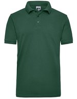 James&Nicholson Men´s Workwear Polo White S (JN801), JN801 – Vert fonce