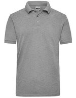 James&Nicholson Men´s Workwear Polo White S (JN801), JN801 – Gris Chine