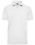 James&Nicholson Men´s Workwear Polo White S (JN801), JN801 – Blanc