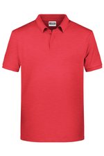 James&Nicholson Basic Polo aus Bio-Baumwolle für Herren, Black S, JN8010 – Bild 3