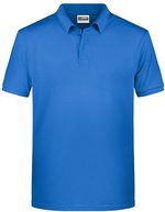 James&Nicholson Basic Polo aus Bio-Baumwolle für Herren, Black S, JN8010 – Cobalt