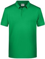 James&Nicholson Basic Polo aus Bio-Baumwolle für Herren, Black S, JN8010 – Fern Green