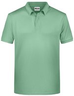 James&Nicholson Basic Polo aus Bio-Baumwolle für Herren, Black S, JN8010 – Jade Green