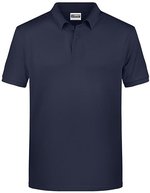 James&Nicholson Basic Polo aus Bio-Baumwolle für Herren, Black S, JN8010 – Navy