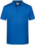 James&Nicholson Basic Polo aus Bio-Baumwolle für Herren, Black S, JN8010 – Royal