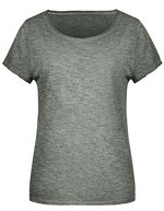James&Nicholson T-Shirt im Vintage-Look für Damen, Chili XS, JN8015 – Dusty Olive