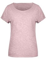 James&Nicholson T-Shirt im Vintage-Look für Damen, Chili XS, JN8015 – Soft Pink