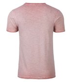 James&Nicholson T-Shirt Vintage-Look mit Brusttasche für Herren, Chili S, JN8016 – Bild 4