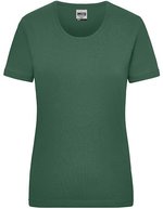 James&Nicholson Ladies´ Workwear-T White S (JN802), JN802 – Verde scuro