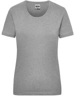 James&Nicholson Ladies´ Workwear-T White S (JN802), JN802 – Grigio Melange