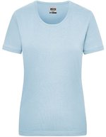 James&Nicholson Ladies´ Workwear-T White S (JN802), JN802 – Azzurro chiaro