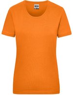 James&Nicholson Ladies´ Workwear-T White S (JN802), JN802 – Arancione