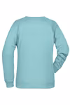 James&Nicholson Sweatshirt aus Bio-Baumwolle für Damen, Black Heather L, JN8021 – Bild 4