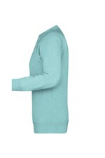 James&Nicholson Sweatshirt aus Bio-Baumwolle für Damen, Black Heather L, JN8021 – Bild 4