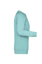 James&Nicholson Sweatshirt aus Bio-Baumwolle für Damen, Black Heather L, JN8021 – Bild 5