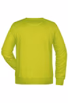 James&Nicholson Sweat-shirt en Coton bio avec manches raglan, Black S, JN8022 – image 6