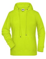 James&Nicholson Hoodie aus Bio-Baumwolle für Damen, Black XS, JN8023 – Bild 2