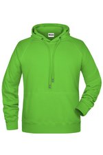 James&Nicholson Kapuzensweat mit Raglanärmeln für Herren, Black S, JN8024 – Bild 3