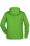 James&Nicholson Hooded Sweat with Raglan Sleeves for Men, Ash (Heather) XL, JN8024 – image 4
