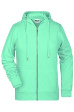James&Nicholson Zip-Hoodie aus Bio-Baumwolle für Damen, Black XS, JN8025 – Bild 1