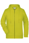 James&Nicholson Zip-Hoodie aus Bio-Baumwolle für Damen, Black XS, JN8025 – Bild 3
