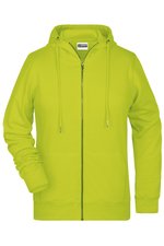 James&Nicholson Zip-Hoodie aus Bio-Baumwolle für Damen, Black XS, JN8025 – Bild 3