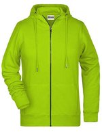 James&Nicholson Zip-Hoodie aus Bio-Baumwolle für Damen, Black XS, JN8025 – Bild 2