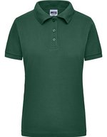 James&Nicholson Workwear Polo in Piqué-Jersey für Damen, White S, JN803 – Vert fonce
