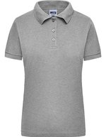 James&Nicholson Workwear Polo in Piqué-Jersey für Damen, White S, JN803 – Gris Chine