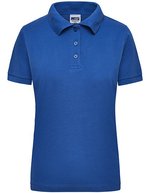 James&Nicholson Workwear Polo in Piqué-Jersey für Damen, White S, JN803 – Royal