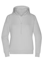 James&Nicholson Lounge Hoody mit Bio-Baumwolle für Damen, Graphite XS, JN8033 – Bild 3