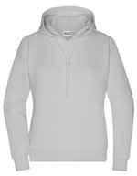 James&Nicholson Lounge Hoody mit Bio-Baumwolle für Damen, Graphite XS, JN8033 – Soft Grey