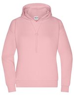 James&Nicholson Lounge Hoody mit Bio-Baumwolle für Damen, Graphite XS, JN8033 – Soft Pink