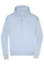 James&Nicholson Lounge Hoody aus Bio-Baumwolle, oversized, Graphite S, JN8034 – Bild 1