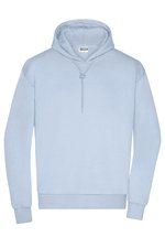 James&Nicholson Lounge Hoody aus Bio-Baumwolle, oversized, Graphite S, JN8034 – Bild 3