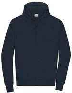 James&Nicholson Lounge Hoody aus Bio-Baumwolle, oversized, Graphite S, JN8034 – Navy
